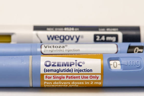 Ozempic, Victoza and Wegovy injection pens