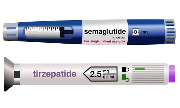 Semaglutide and tirzepatide injection pens